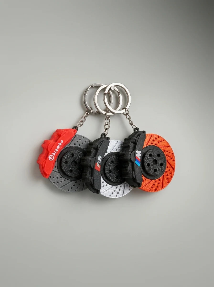 Brake Disc Spinner Keychain