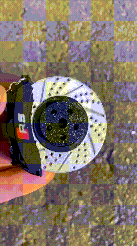 Brake Disc Spinner Keychain