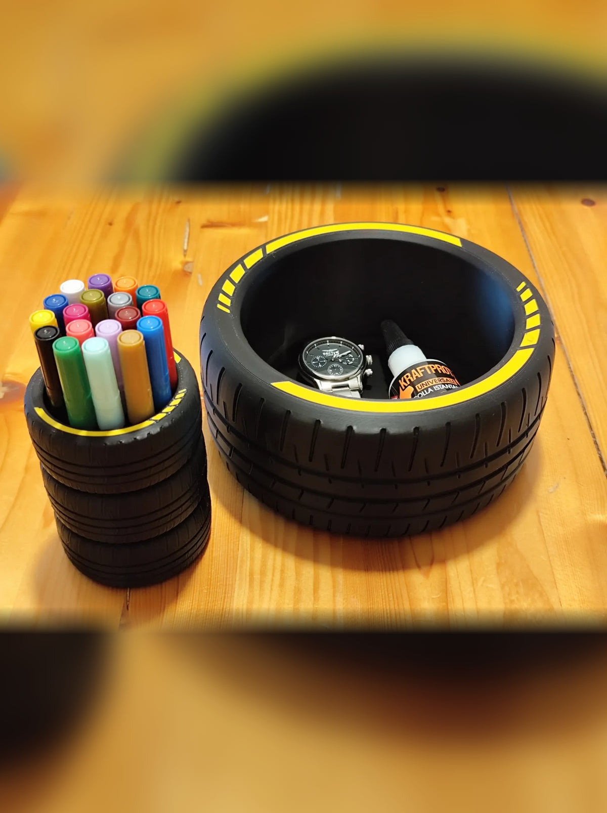 Race Tire Pencil Holder