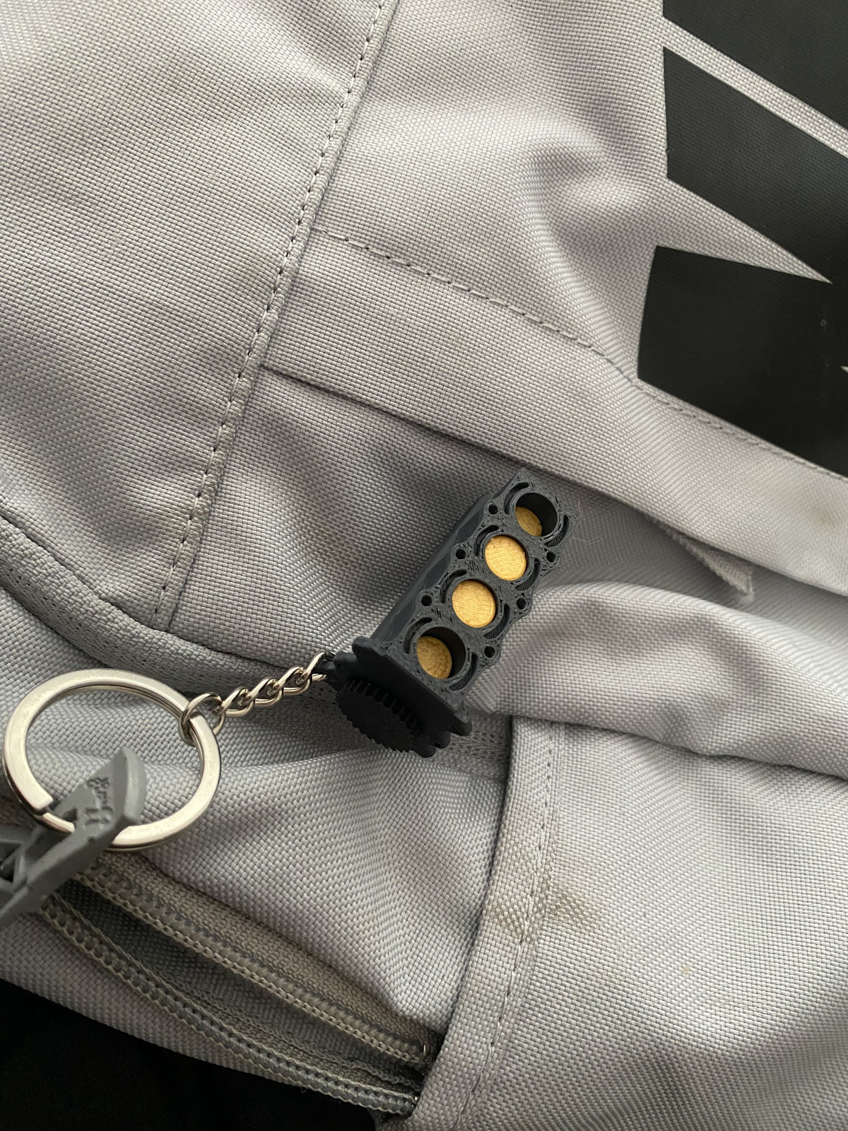 Fidget Inline Engine Keychain