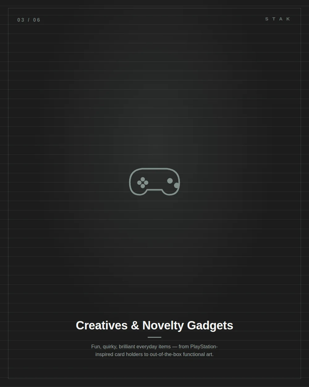 Line drawing of a game controller