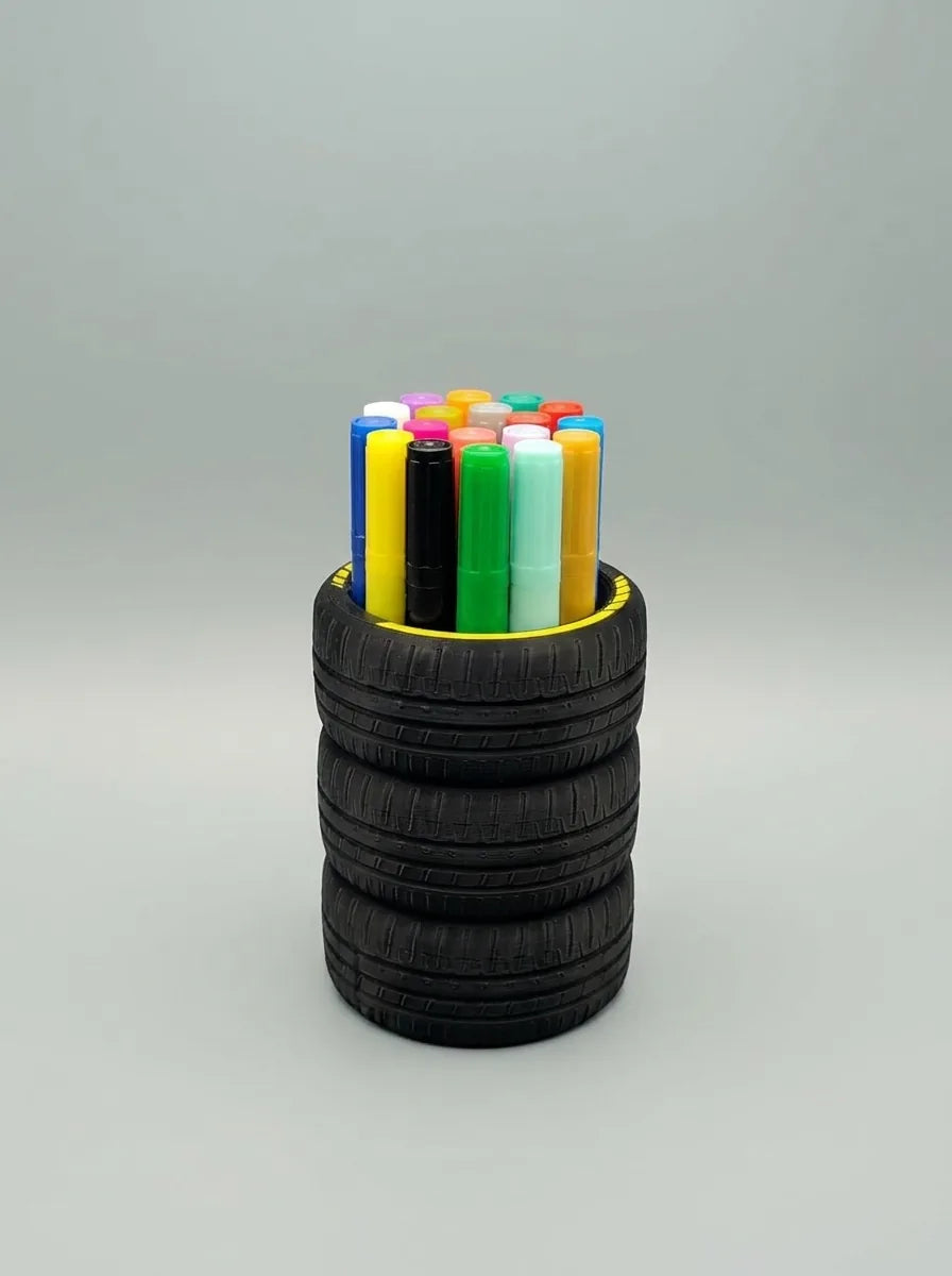 Race Tire Pencil Holder