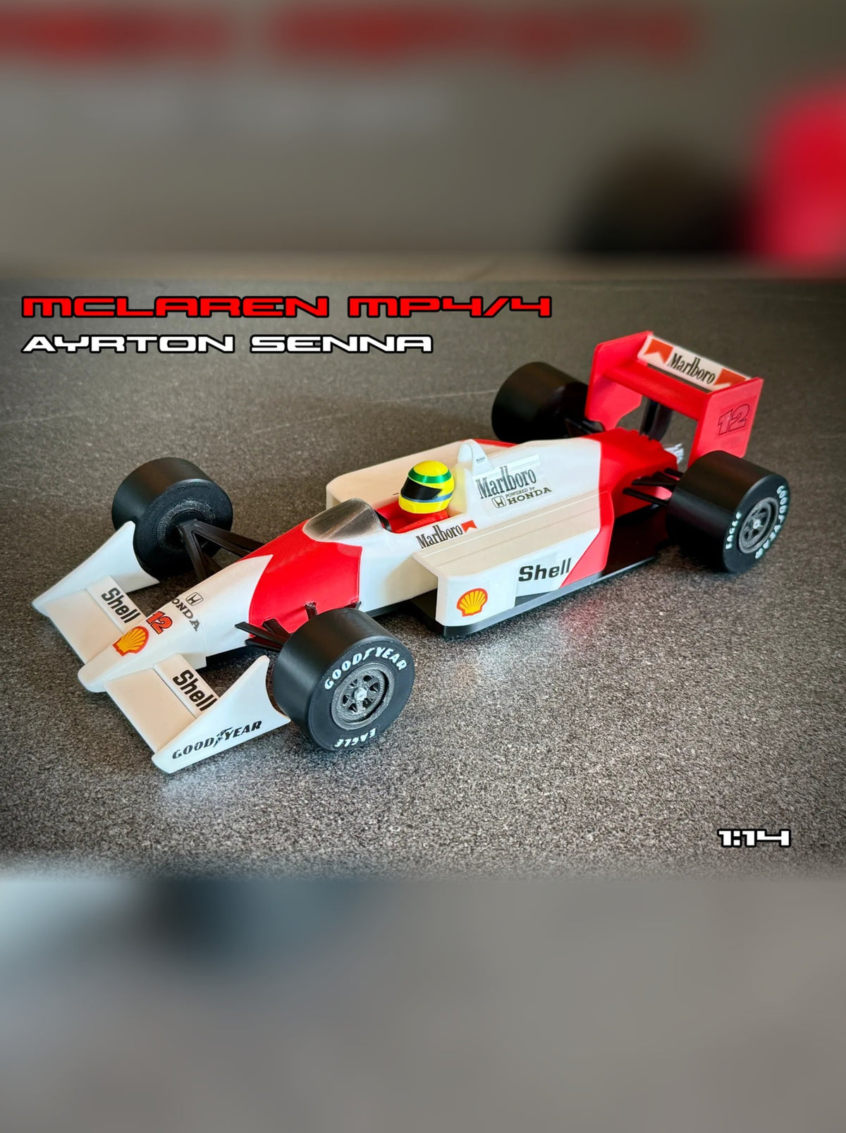 McLaren MP4/4 1988 – 1:14 Model