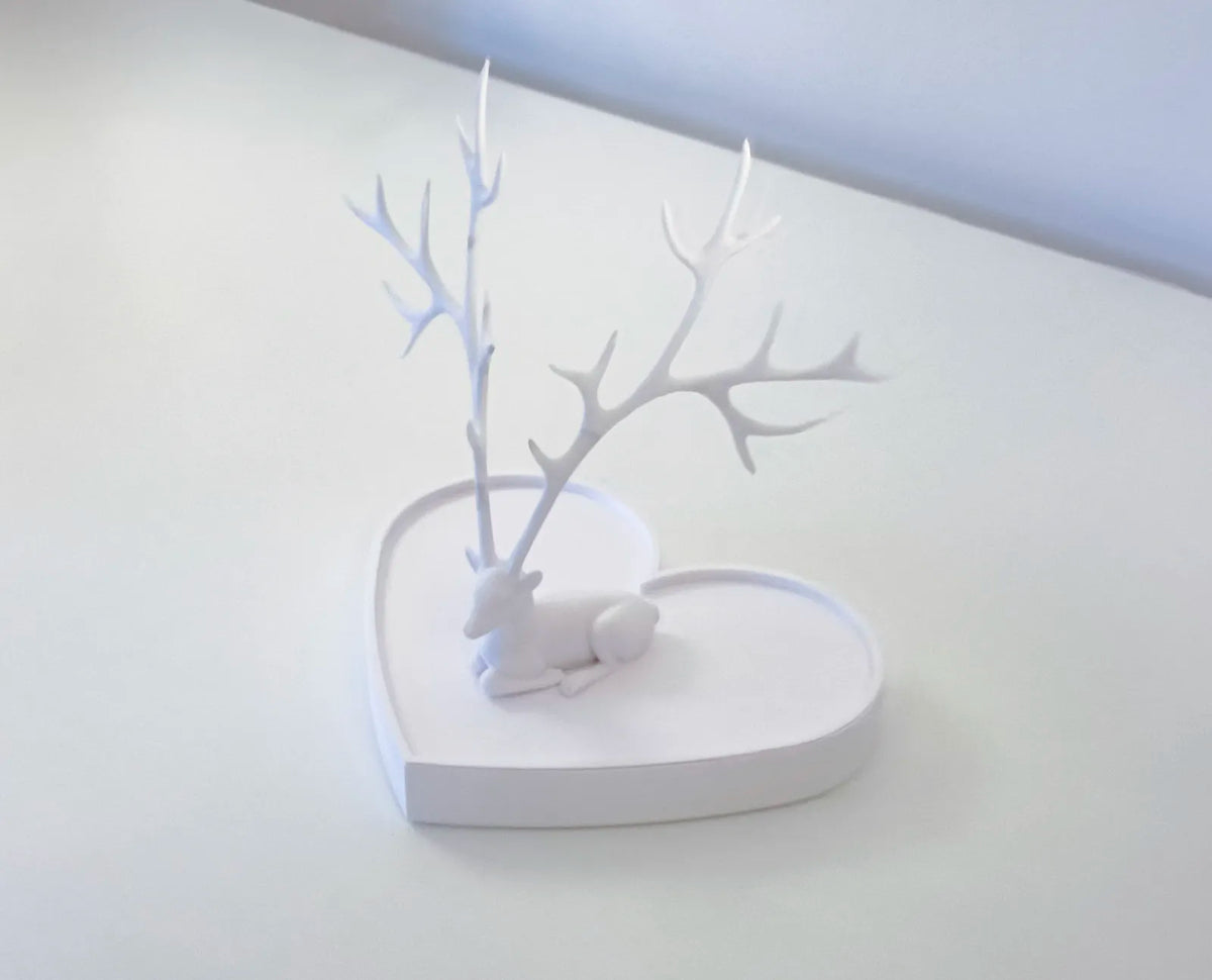 Deer Jewelry Holder – Heart Tray