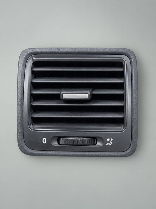 VW air vent with the replacement tab fitted