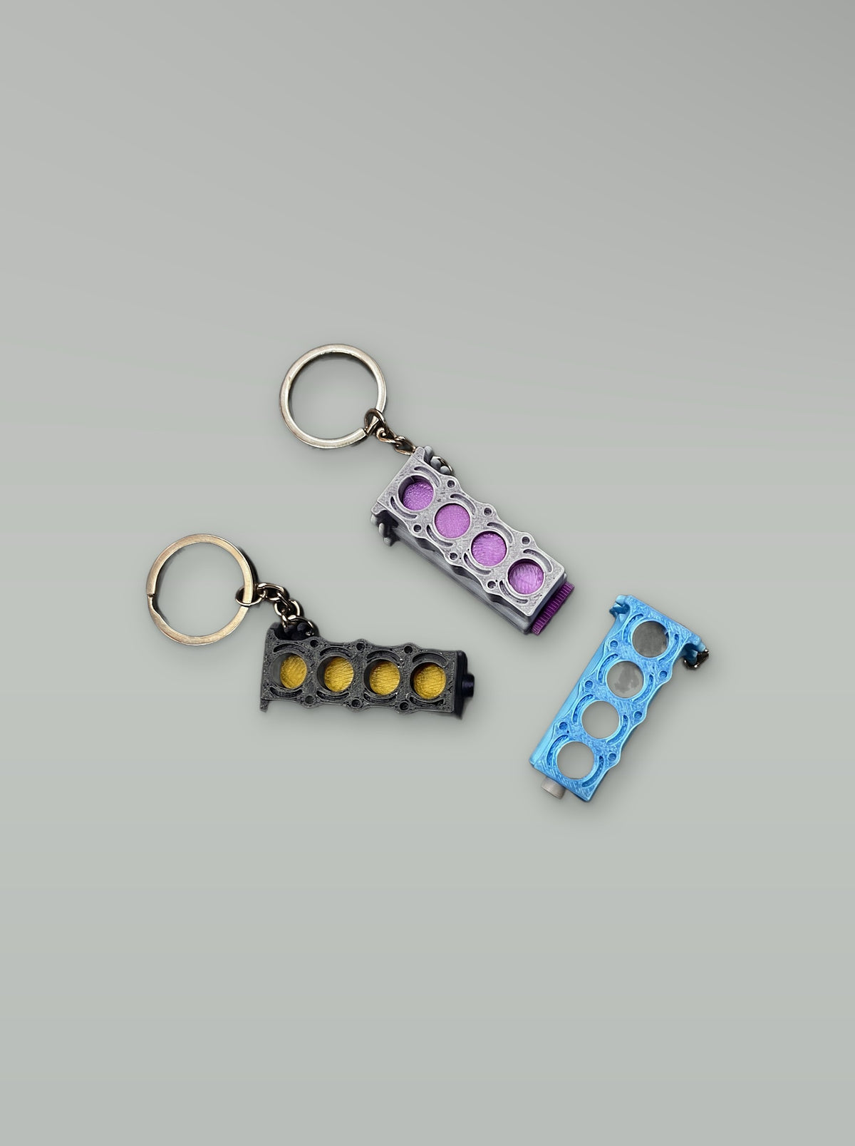 Fidget Inline Engine Keychain
