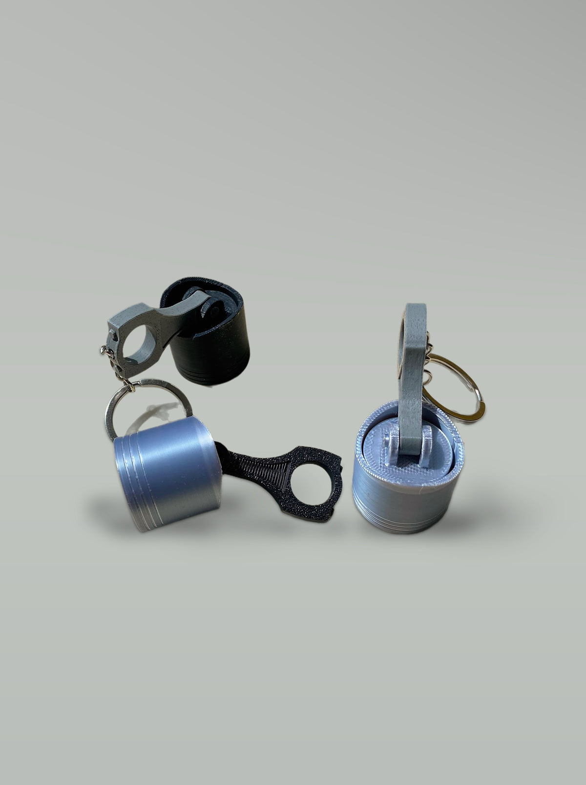 Piston Clicker Keychain
